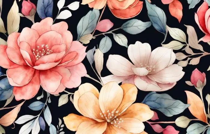 Gentle Petals Wallpaper image